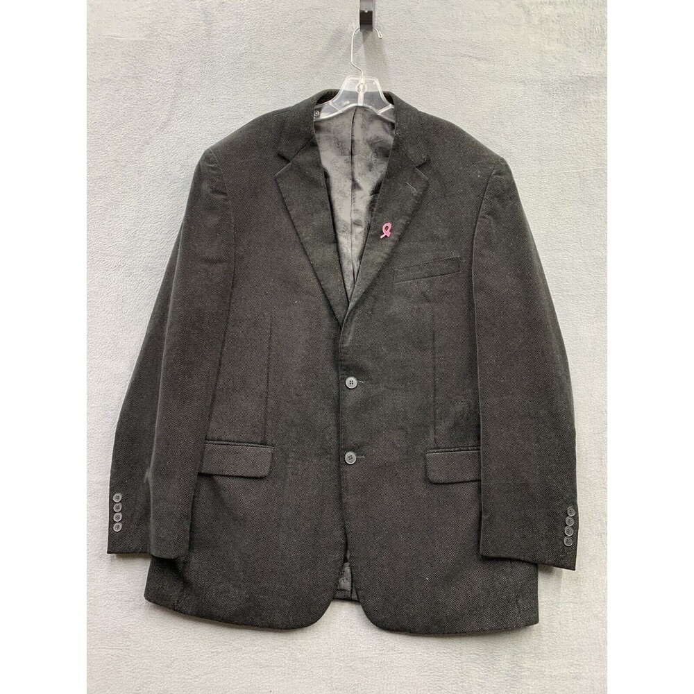 Andrew Fezza Assets Velour Two Button Blazer Mens… - image 3